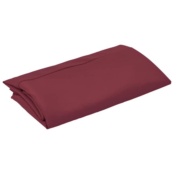 vidaXL Replacement Fabric for Cantilever Umbrella Bordeaux Red 300 cm