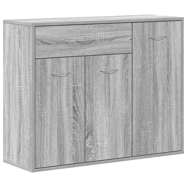 vidaXL Sideboard Grey Sonoma 88x30x70 cm Engineered Wood