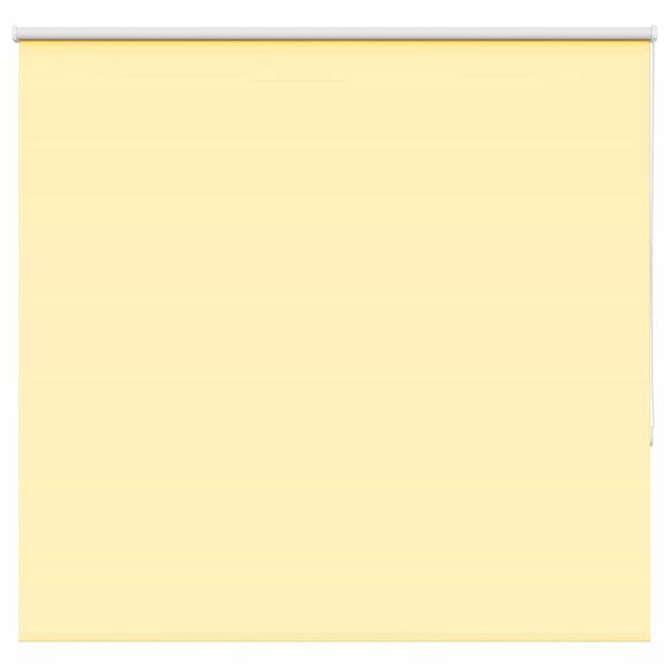 vidaXL Roller Blind Blackout Yellow 160x175 cm Fabric Width 156.6 cm Polyester
