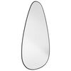 vidaXL Wall Mirror Black 80x35 cm