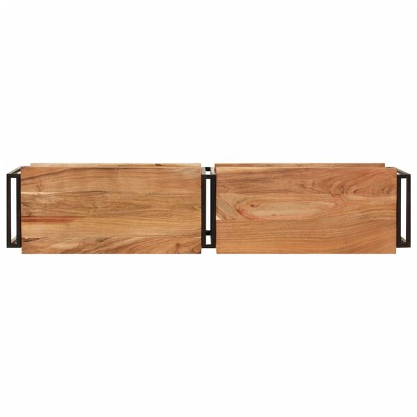 vidaXL TV Cabinet 140x30x40 cm Solid Wood Acacia