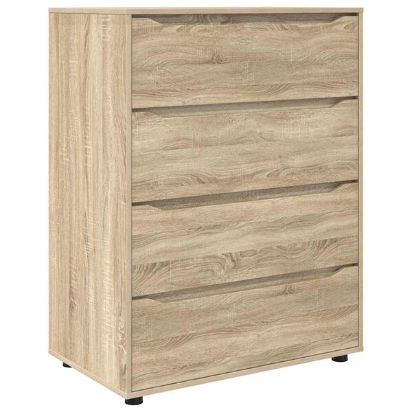 vidaXL Storage Cabinets 2 pcs Sonoma Oak 80 x 48 x 105 cm