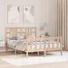 vidaXL Bed Frame without Mattress 140x200 cm Solid Wood Pine