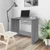 vidaXL Desk Grey Sonoma 100x50x76 cm Engineered Wood