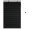 vidaXL Venetian Blind Black 90 x 130 cm 35 mm Solid Paulownia Wood