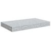vidaXL Floating Wall Shelves 4 pcs Concrete Grey 40x23x3.8 cm MDF