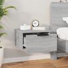 vidaXL Wall-mounted Bedside Cabinets 2 pcs Grey Sonoma 34x30x20 cm