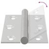vidaXL Hinge 720 pcs Silver 50 x 38 x 1.3 mm Steel