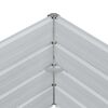 vidaXL Garden Raised Bed 160x80x45 cm Galvanized Steel Silver