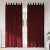 vidaXL Blackout Curtains 2 pcs Wine Red 140 x 225 cm Velvet