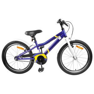 vidaXL Kids Bike 18 Inches for 5-7 Years Old Blue White