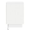 vidaXL Bedside Cabinet White 39 x 34.5 x 50 cm Engineered wood