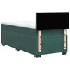 vidaXL Box Spring Bed with Mattress Dark Green 80x200 cm Velvet