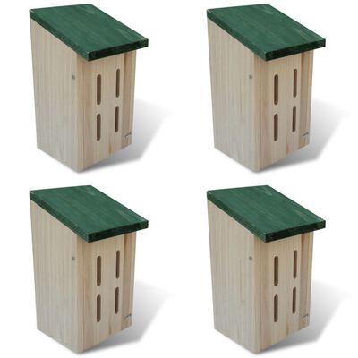 Butterfly House 14 x 15 x 22 cm Set of 4