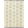 vidaXL Rug Handwoven Wool 160x230 cm White/Black