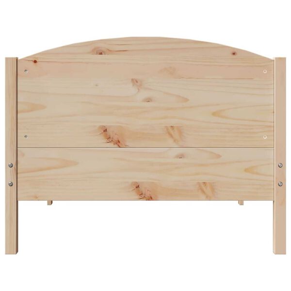 vidaXL Bed Frame without Mattress 90x200 cm Solid Wood Pine