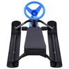 vidaXL Snow Sledge Bob Black and Blue
