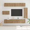 vidaXL TV Cabinet Set Wall-mounted 8 pcs Artisan Oak Engineered Wood