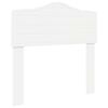 vidaXL Headboard White Engineered wood