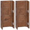 vidaXL Rack Brown 24 x 13 x 54 cm Solid Mahogany Wood