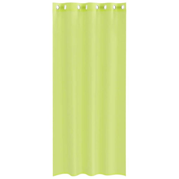 vidaXL Voile Curtains with Grommets 2 pcs Apple Green 140x225 cm