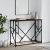 vidaXL Console Table Brown Oak 100x40x80 cm Engineered Wood