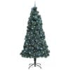 vidaXL Artificial Pre-lit Christmas Tree with Ball Set Green 240 cm
