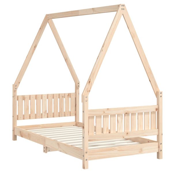 vidaXL Kids Bed Frame 80x160 cm Solid Wood Pine