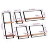 vidaXL Wall Shelves 5 pcs Solid Wood Acacia