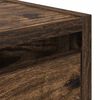 vidaXL Wall-mounted Bedside Cabinets 2 pcs Smoked Oak 38x34x40 cm