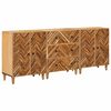 vidaXL Storage Cabinets 3 pcs 60 x 33.5 x 75 cm Solid Mango Wood Brown