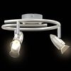 vidaXL Ceiling Spotlight Nickel 24 x 22 x 12.5 cm Metal