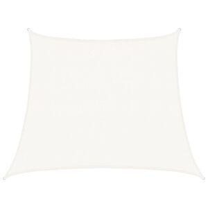 vidaXL Sunshade Sail 160 g/m&sup2; White 3/4x3 m HDPE