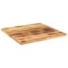 vidaXL Table Top 70x70x1.5 cm Square Solid Wood Rough Mango