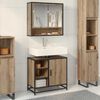 vidaXL Bathroom Cabinet Artisan Oak 65 x 33 x 60 cm Engineered Wood