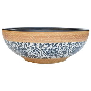 vidaXL Countertop Basin Multicolour Round &Phi;41x14 cm Ceramic
