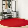 vidaXL Rug OVIEDO Short Pile Red &Oslash; 200 cm