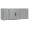 vidaXL Wall Mounted TV Cabinet Grey Sonoma 100x34,5x40 cm