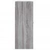 vidaXL Wall Mounted Cabinets 2 pcs Grey Sonoma Engineered Wood