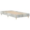 vidaXLBed FrameConcrete grey 90 x 200 cm Engineered wood