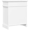 vidaXL Shoe Cabinet White 50x28x58 cm Paulownia Wood