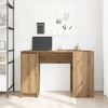 vidaXL Desk Artisan Oak 120x42x76 cm Engineered Wood