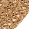 vidaXL Area Rug Hand-braided Jute 120 cm Round
