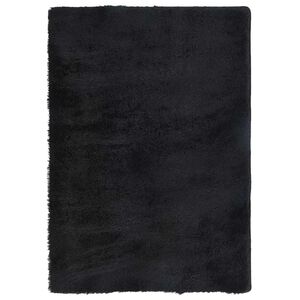 vidaXL Shaggy Rug High Pile NAVARRA Black 160x230 cm Polyester