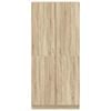 vidaXL Wardrobe Sonoma Oak 90x52x200 cm Engineered Wood
