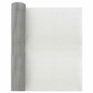 vidaXL Mesh Screen 40 x 1000 cm 18 mesh Stainless Steel 304 Silver