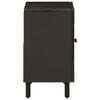 vidaXL Bathroom Sink Cabinet Black 62x33x58 cm Solid Wood Mango