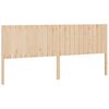 vidaXL Bed Headboard 205.5x4x100 cm Solid Wood Pine