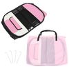 vidaXL Foldable Dog Playpen with Carrying Bag Pink 145x145x61 cm