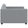 vidaXL Day Bed without Mattress Light Grey 90x190 cm Single Fabric